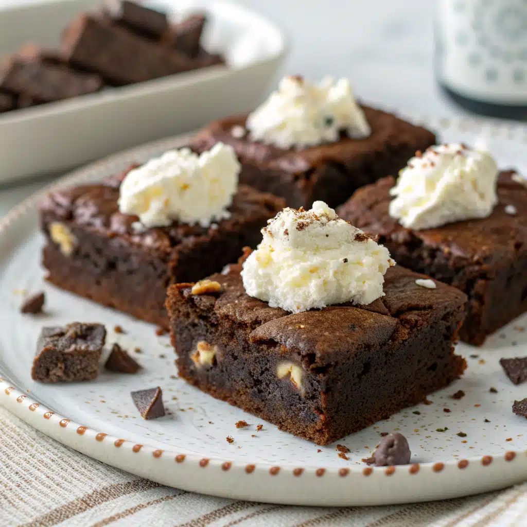 Cottage Cheese Microwave Brownie