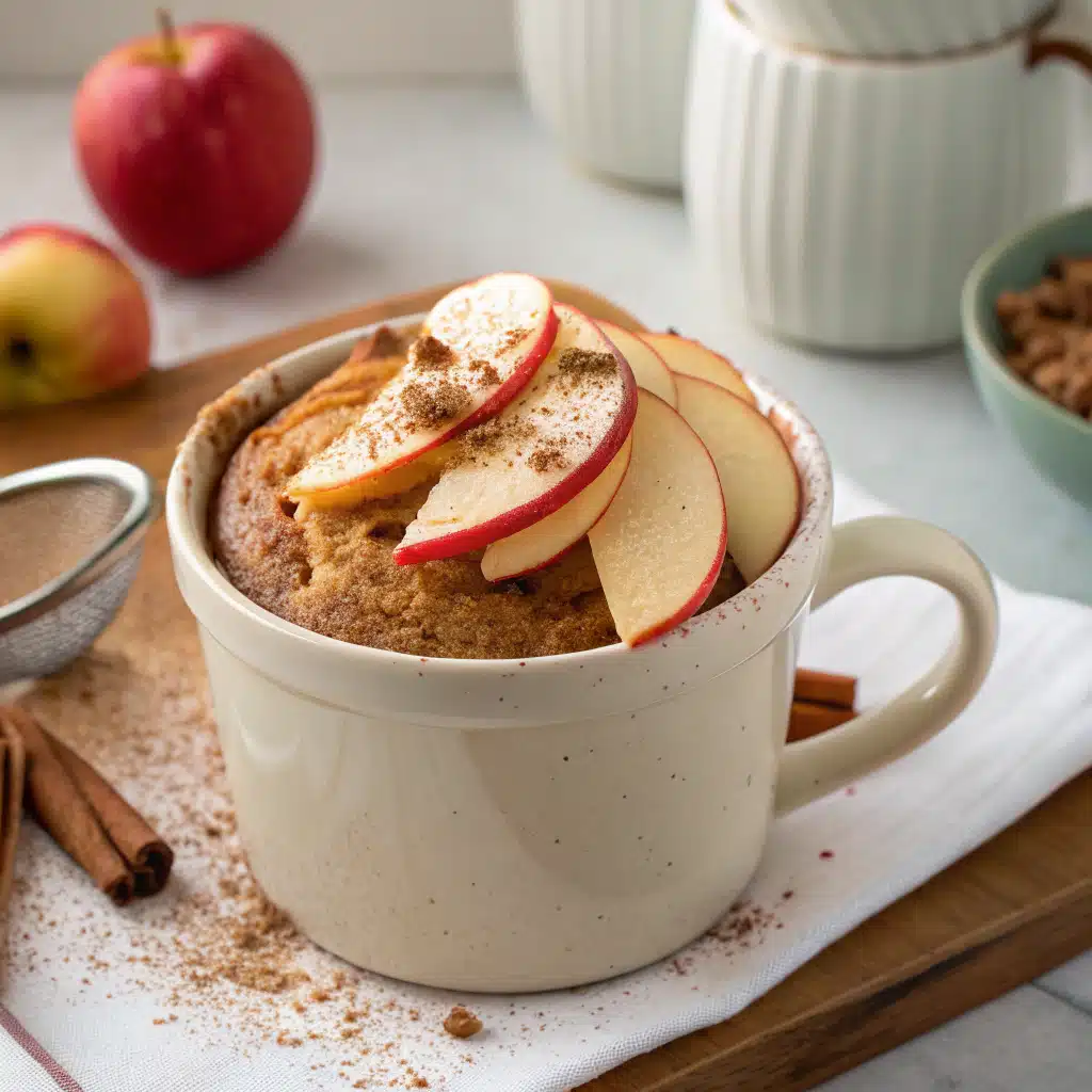 Apple Mug Cake