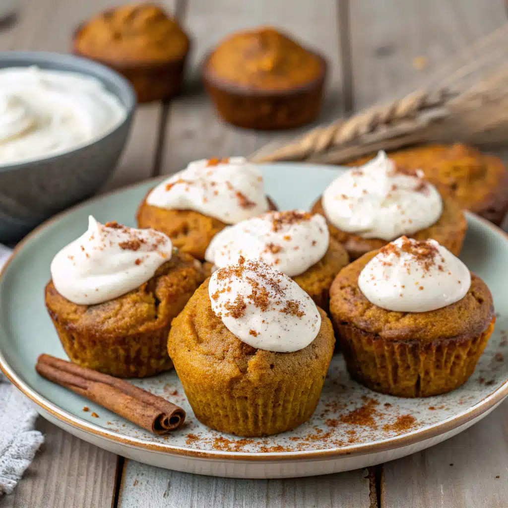 High Protein Pumpkin Muffins With Greek Yogurt