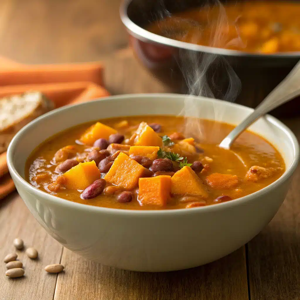 Curried Pumpkin Bean Soup 1 Curried Pumpkin Bean Soup