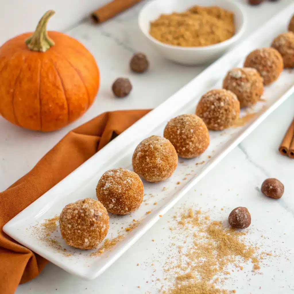 No-Bake Pumpkin Pie Energy Balls