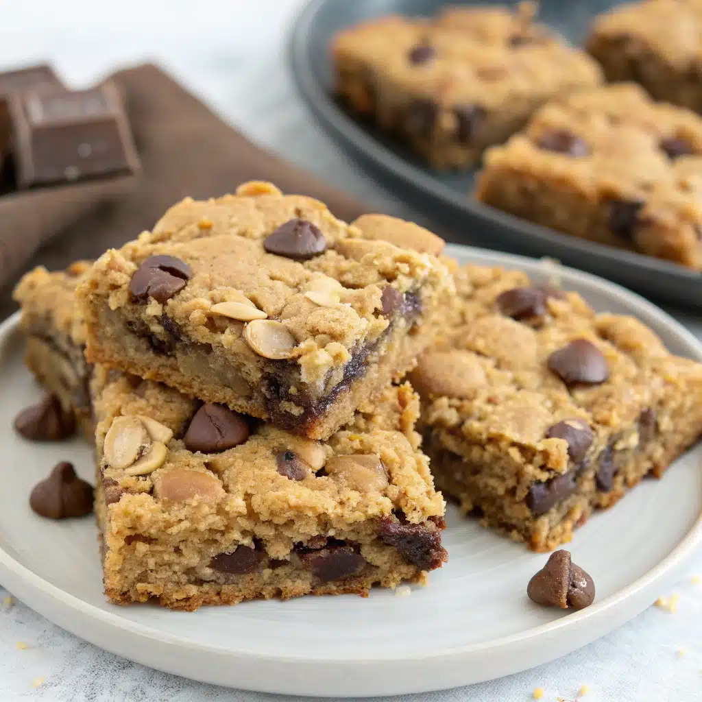 Chocolate Chip Peanut Butter Oatmeal Bars