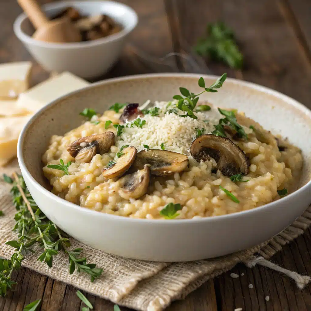 Risotto with Mushrooms 1 Risotto with Mushrooms