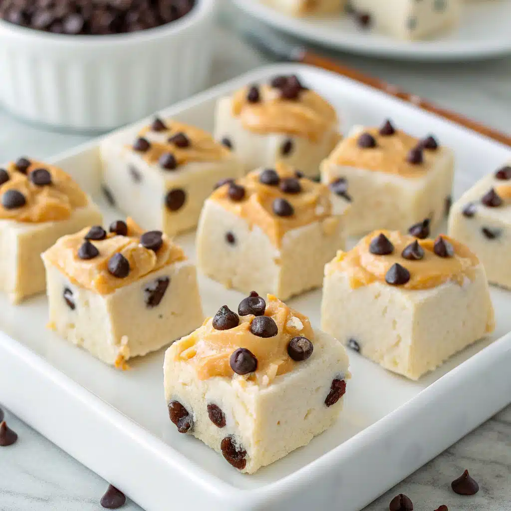 Frozen Greek Yogurt Peanut Butter Bites with Chocolate Chips 1 Frozen Greek Yogurt Peanut Butter Bites with Chocolate Chips