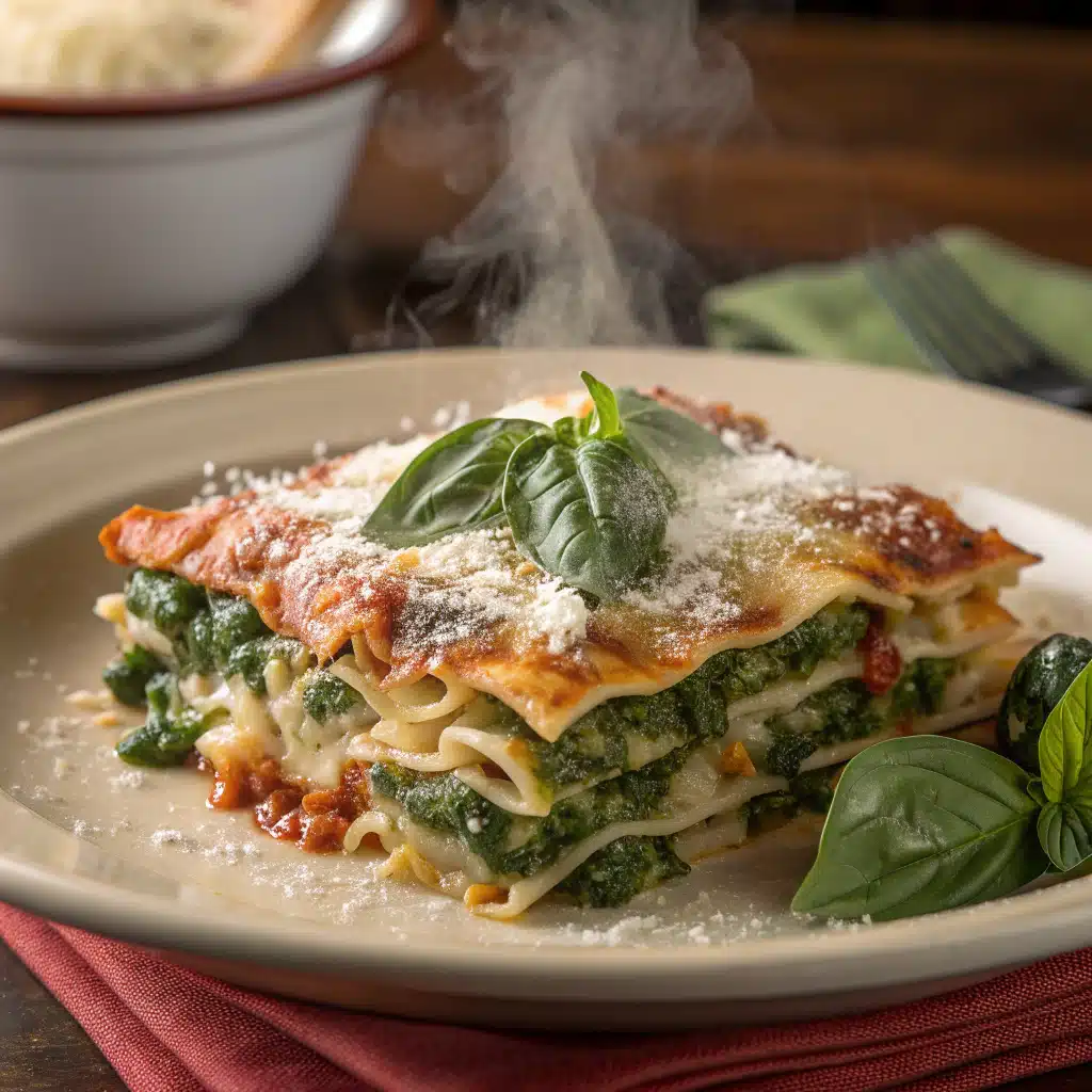 Spinach Lasagna 1 Spinach Lasagna