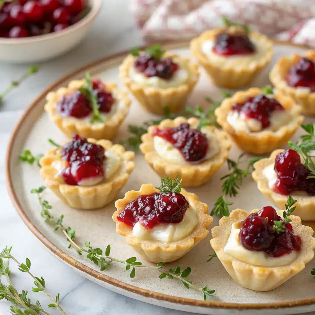 Cranberry Brie Bites 1 Cranberry Brie Bites