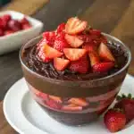 Chocolate Strawberry Layer Bowl