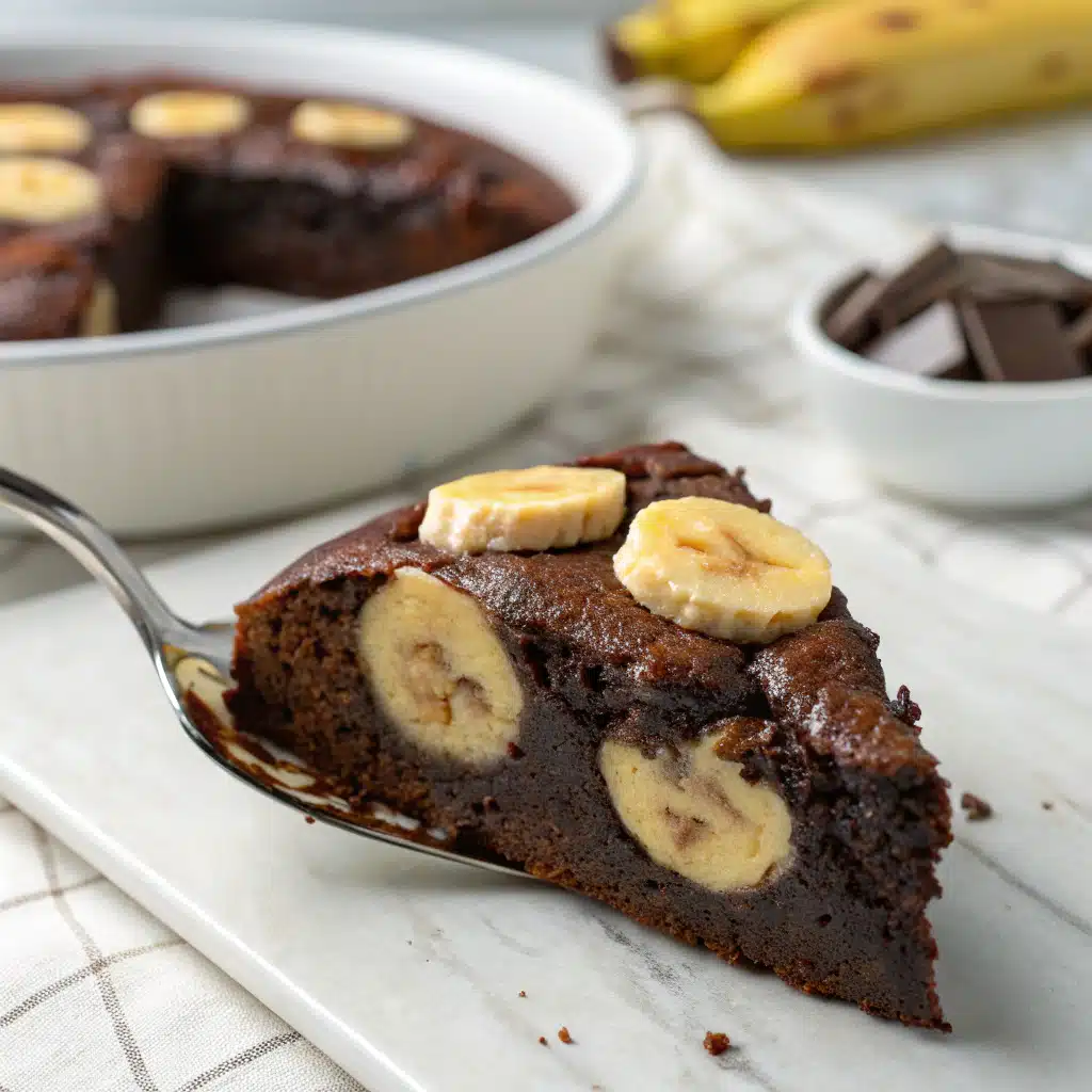 Chocolate Banana Spoon Cake