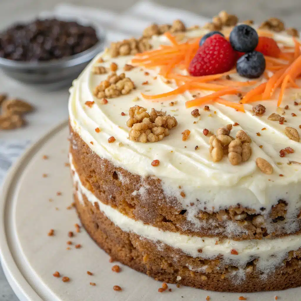 Carrot Cake with Cream Cheese Frosting