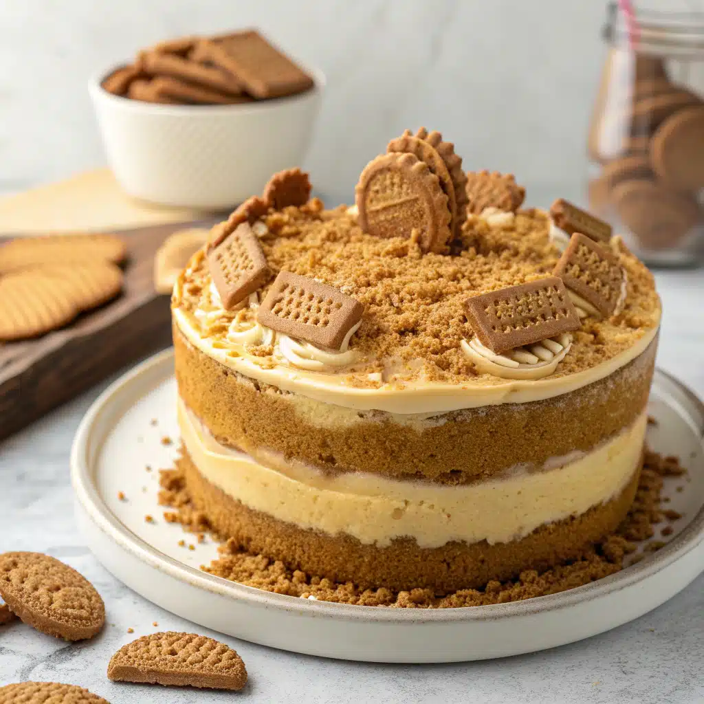 Lotus Biscoff Cake Bowl