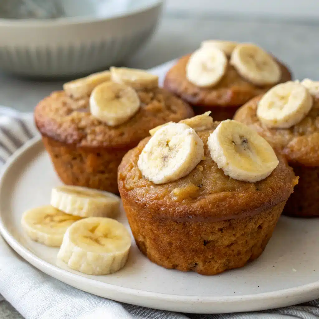 Healthy Greek Yogurt Banana Muffins 1 Healthy Greek Yogurt Banana Muffins