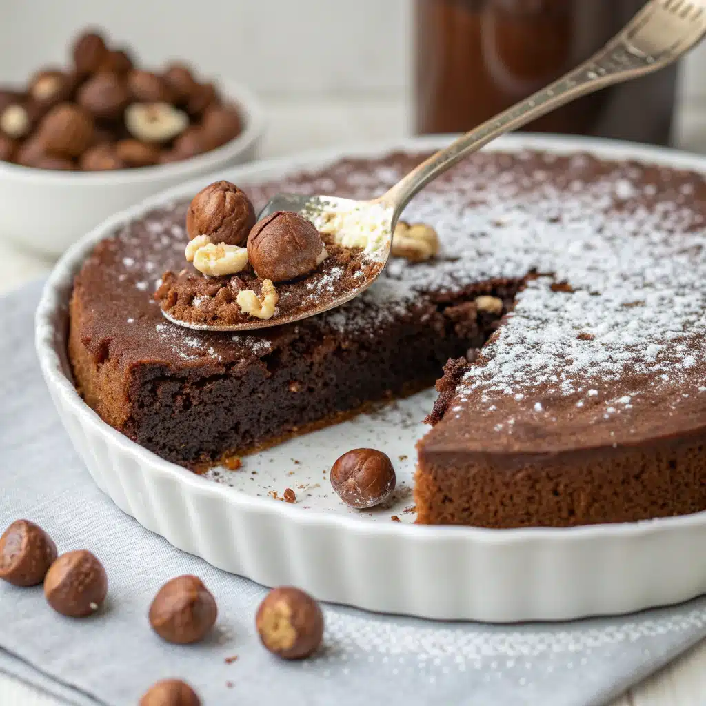 Chocolate Hazelnut Spoon Cake