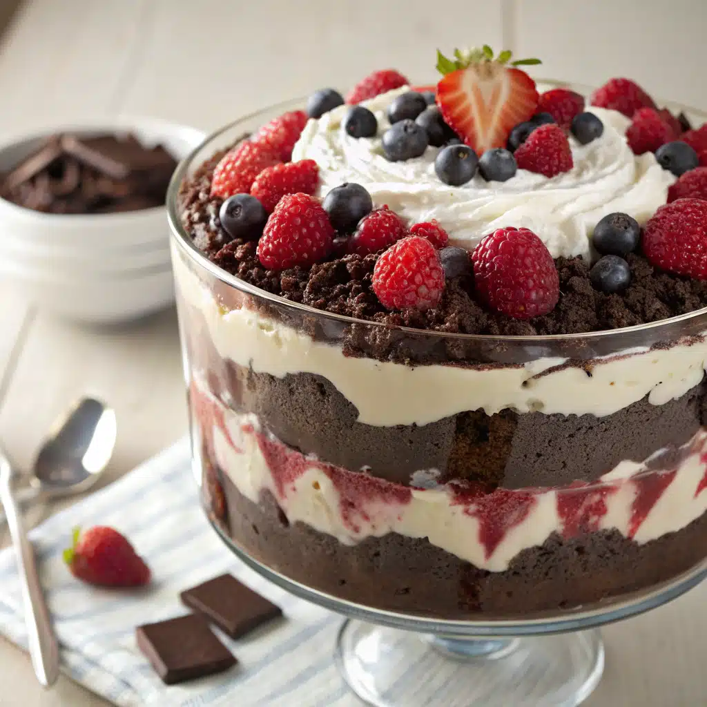 Chocolate Trifle Cake Bowl