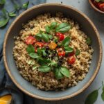 Mediterranean quinoa bowl
