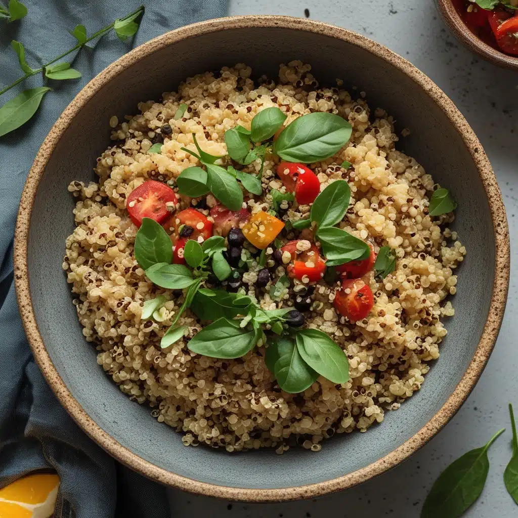 Mediterranean quinoa bowl