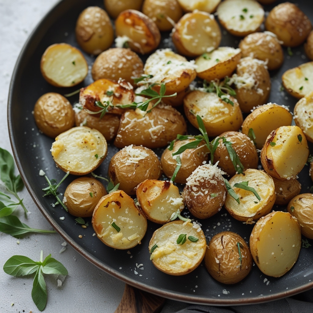 Garlic parmesan roasted potatoes