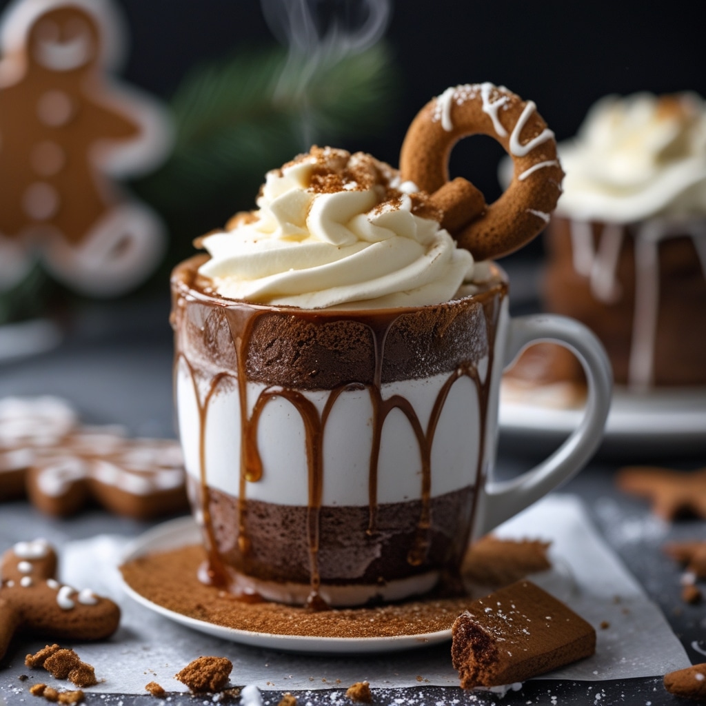 Gingerbread Mug Cake 1 Gingerbread Mug Cake