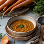 Roasted carrot soup