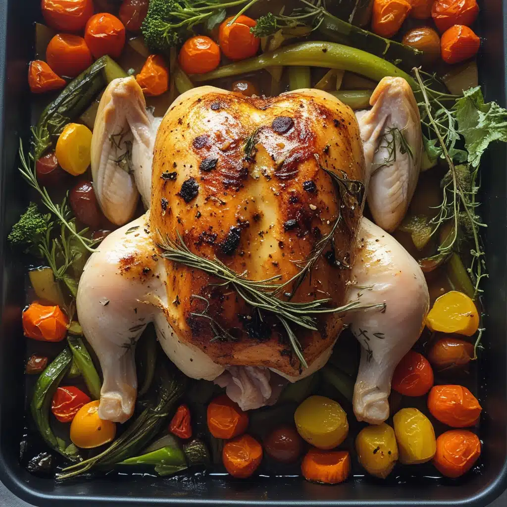 One-pan roasted chicken and veggies