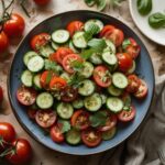 Tomato cucumber salad