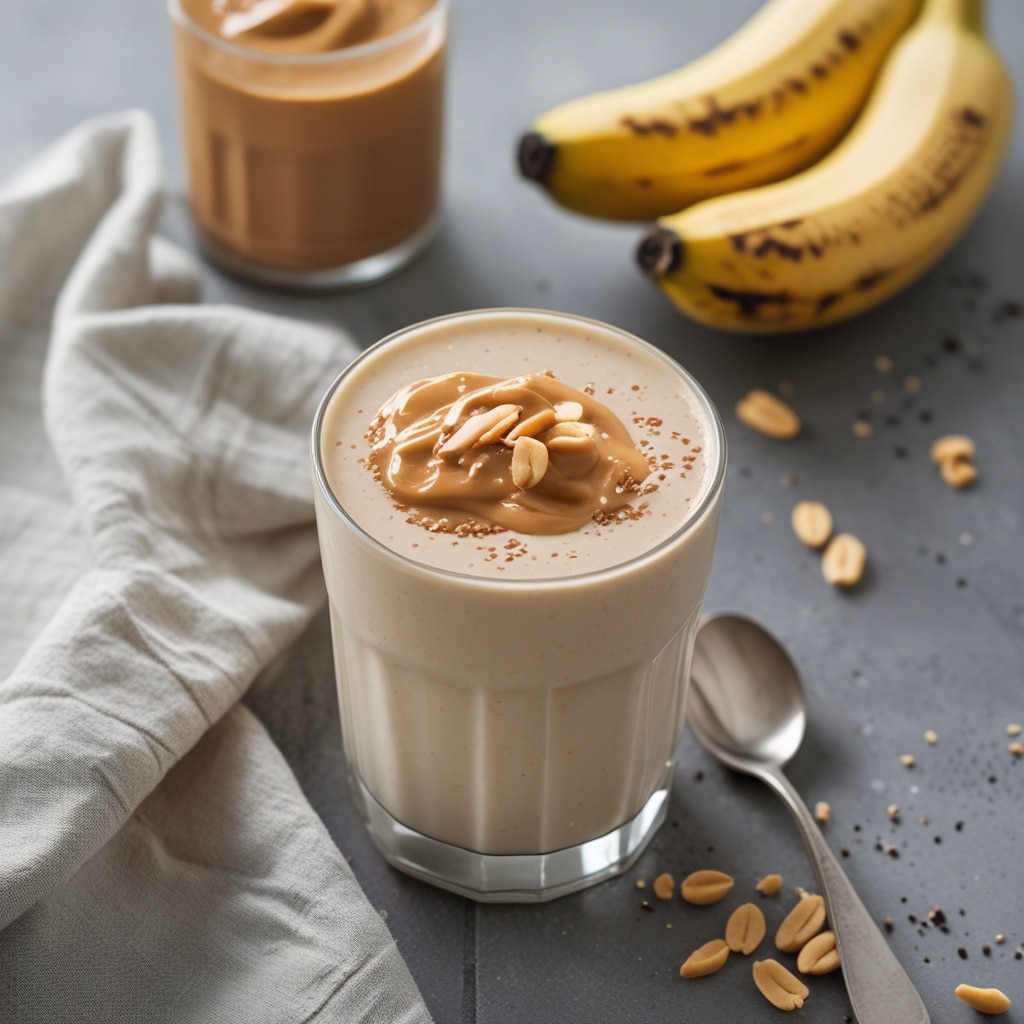 Peanut butter banana smoothie