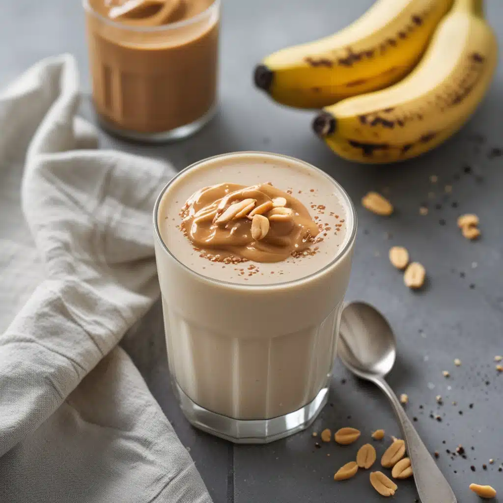 Peanut butter banana smoothie