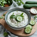 Cucumber yogurt dip