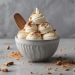 Sugar-free vegan stracciatella gelato