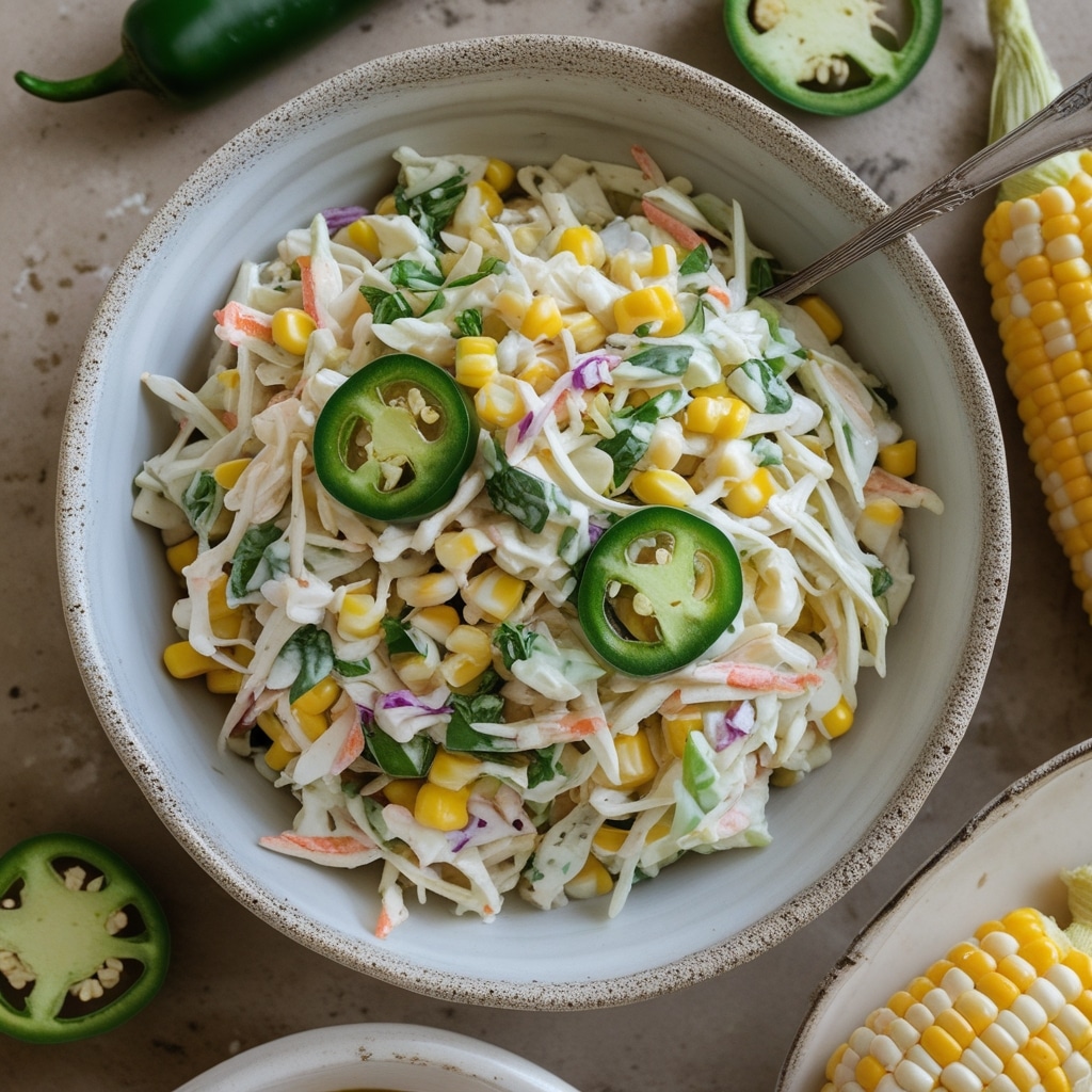 Jalapeno Corn Coleslaw