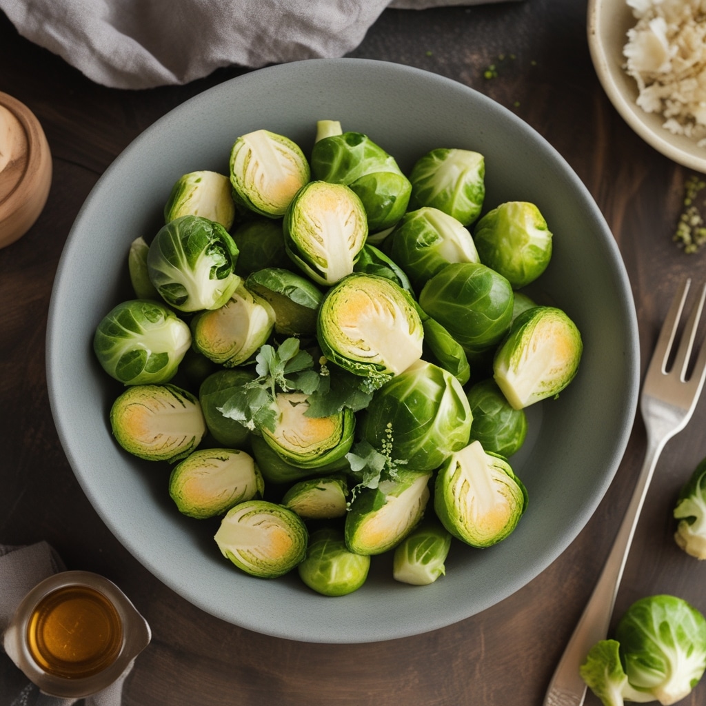 Honey Garlic Brussel Sprouts Recipe 1 Honey Garlic Brussel Sprouts Recipe