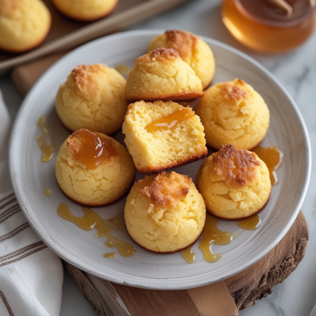 Southern Style Honey Butter Cornbread Poppers