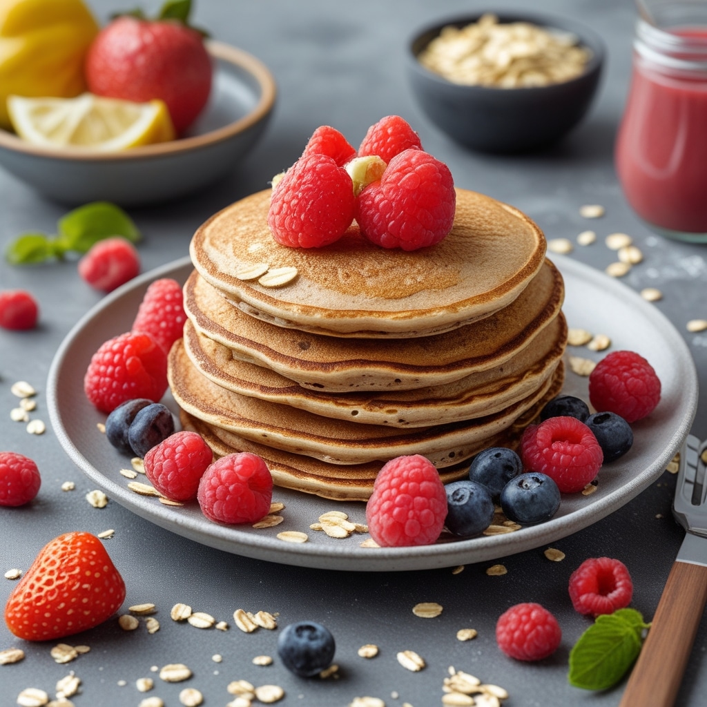 Healthy Oatmeal Pancakes for a Quick School Breakfast 1 Healthy Oatmeal Pancakes for a Quick School Breakfast