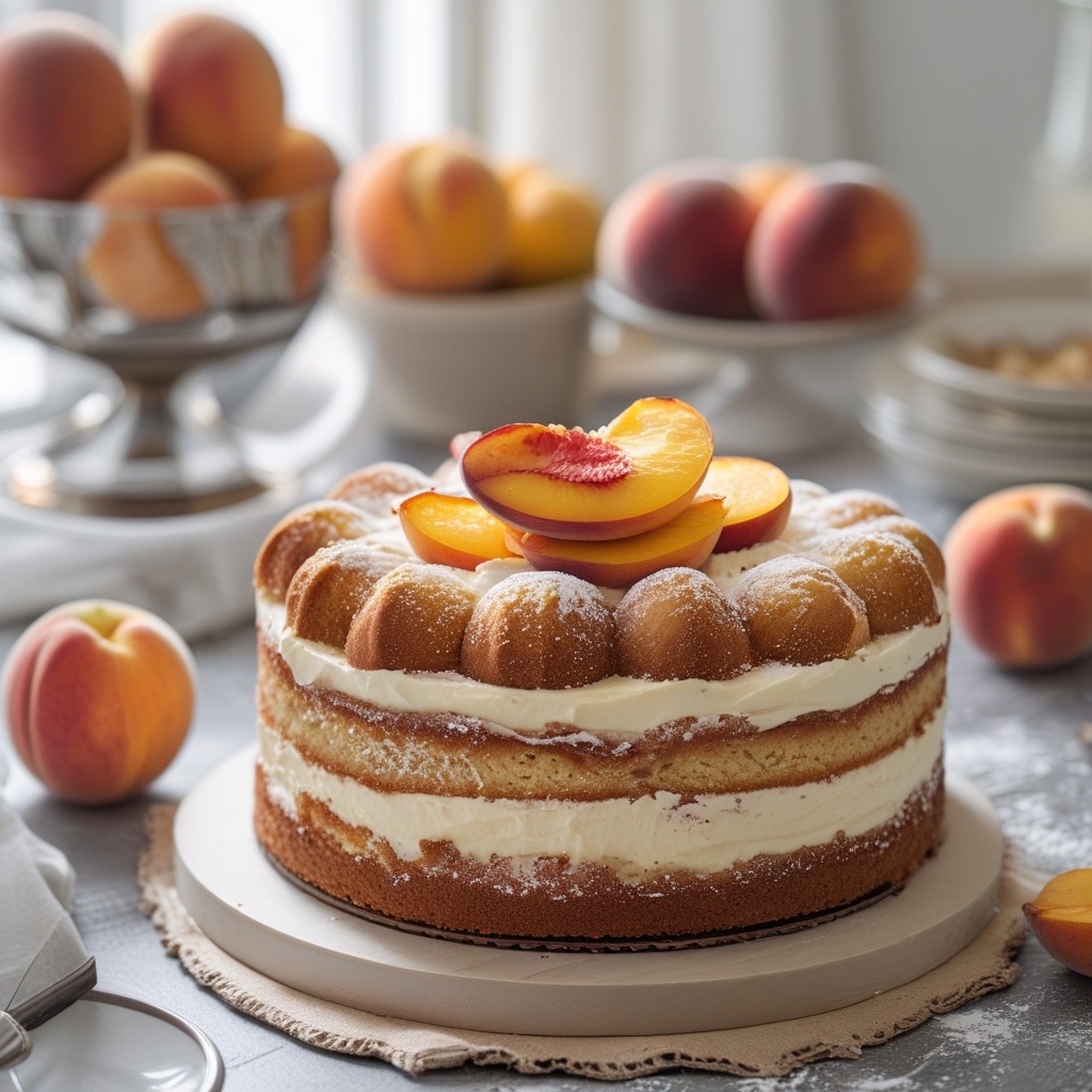 Irresistible Summer Peach Cake