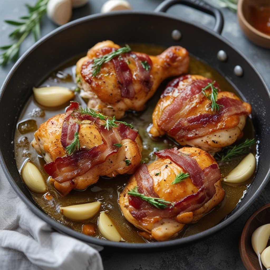 Bacon Brown Sugar Garlic Chicken Recipe 1 Bacon Brown Sugar Garlic Chicken Recipe