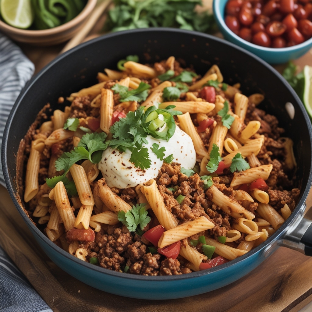 Quick Dinner: One-Pan Taco Pasta Ready in 30 Minutes 1 Quick Dinner: One-Pan Taco Pasta Ready in 30 Minutes