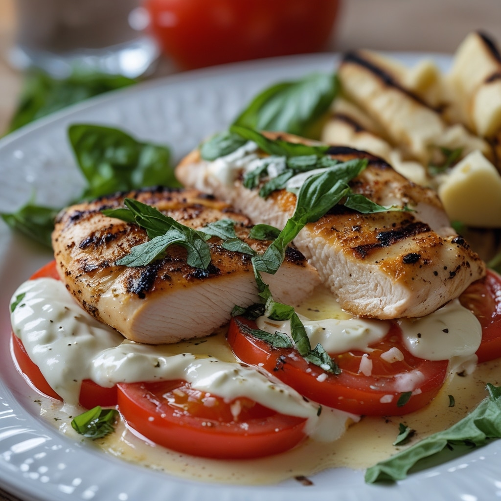 Grilled Chicken Caprese