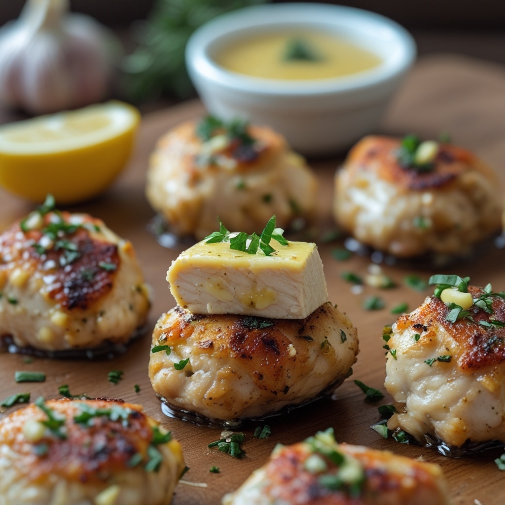 EASY 15 MINUTE GARLIC BUTTER CHICKEN BITES 1 EASY 15 MINUTE GARLIC BUTTER CHICKEN BITES