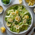Lemon Parmesan Lettuce Salad Recipe
