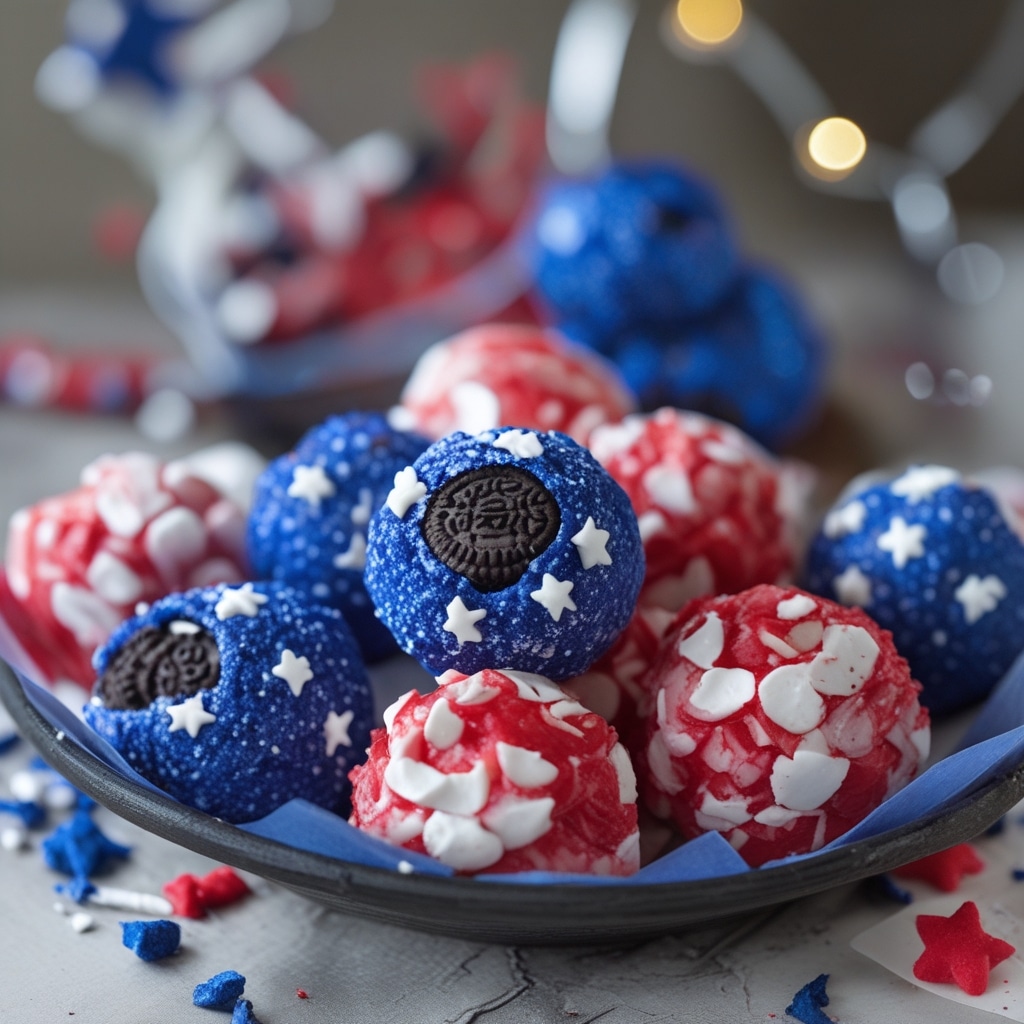 Patriotic Oreo Balls Recipe 1 Patriotic Oreo Balls Recipe