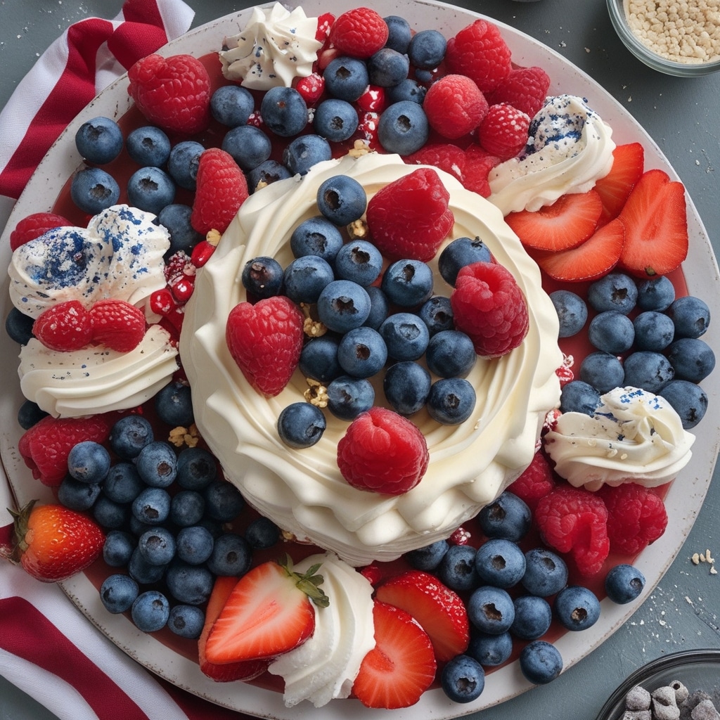 Patriotic Dessert Board – Red, White & Blue