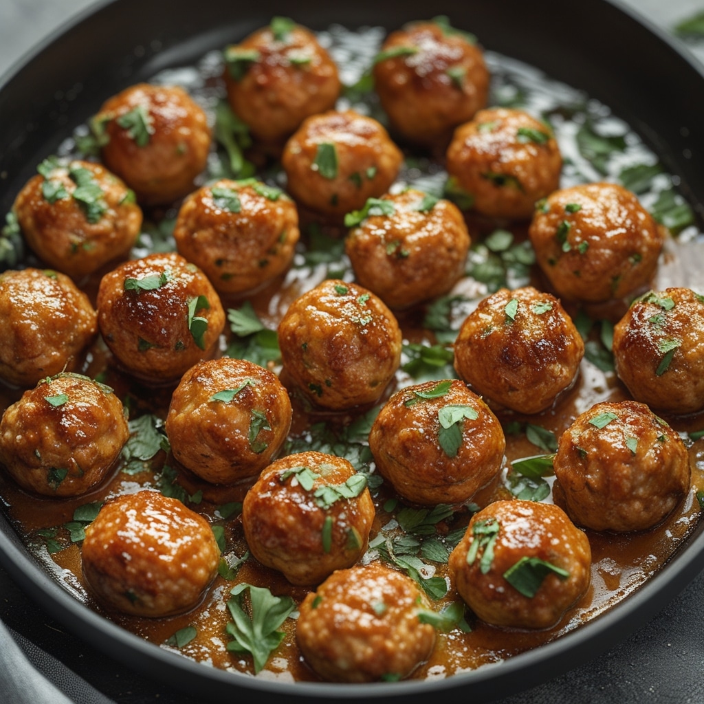 Orange Chicken Meatballs