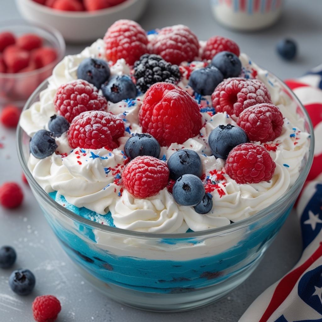 Patriotic Poke Cake 1 Patriotic Poke Cake
