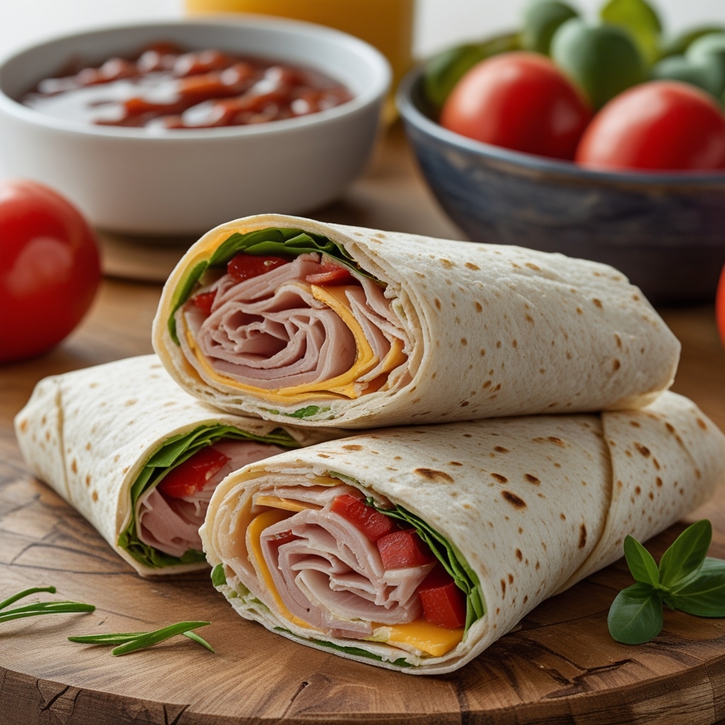 Easy School Lunch Prep: Turkey & Cheese Wraps 1 Easy School Lunch Prep: Turkey & Cheese Wraps