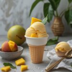 3-Ingredient Mango Coconut Ice Cream