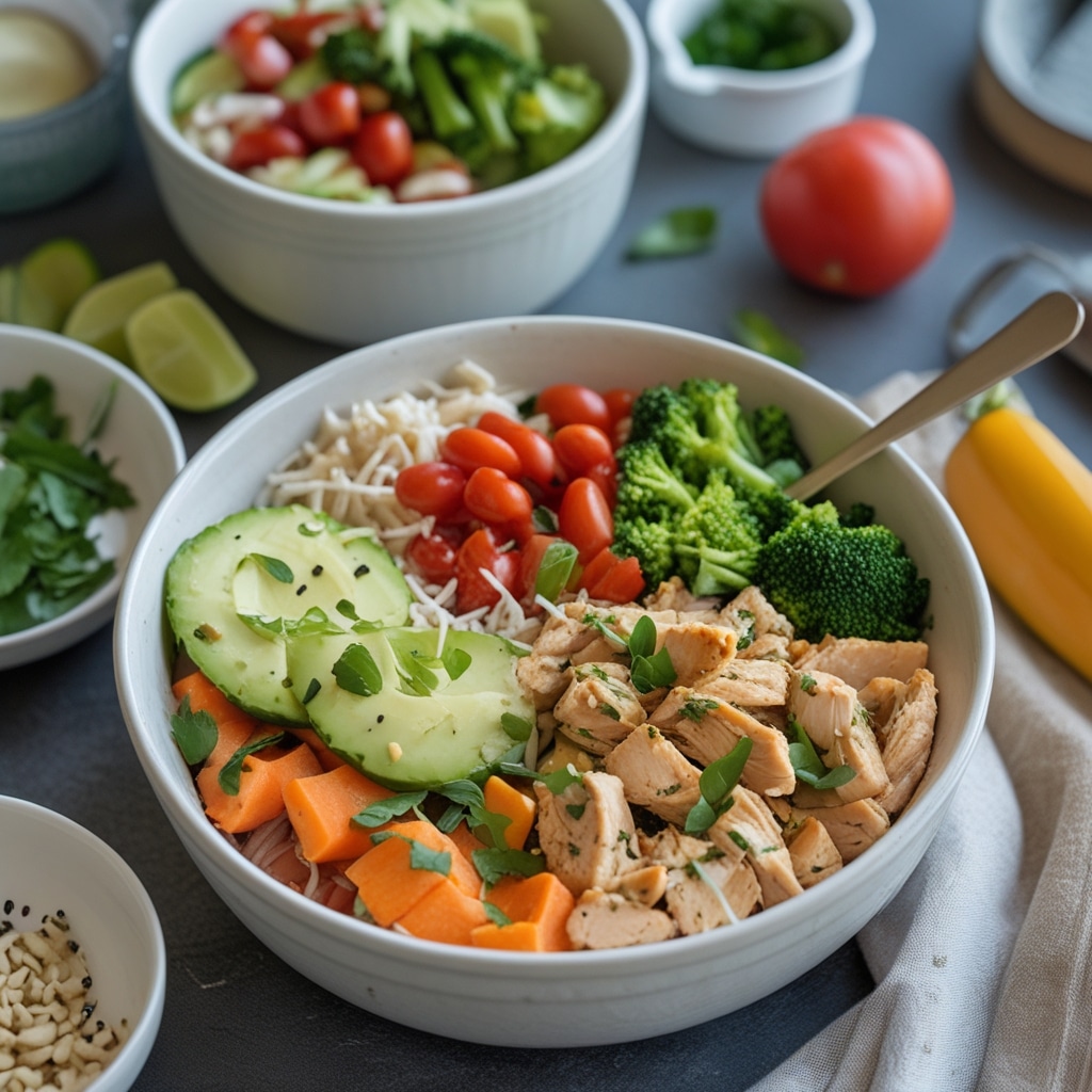 Easy Meal Prep Chicken & Veggie Bowls for School Days 1 Easy Meal Prep Chicken & Veggie Bowls for School Days