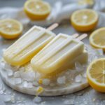 Homemade Creamy Lemon Popsicles