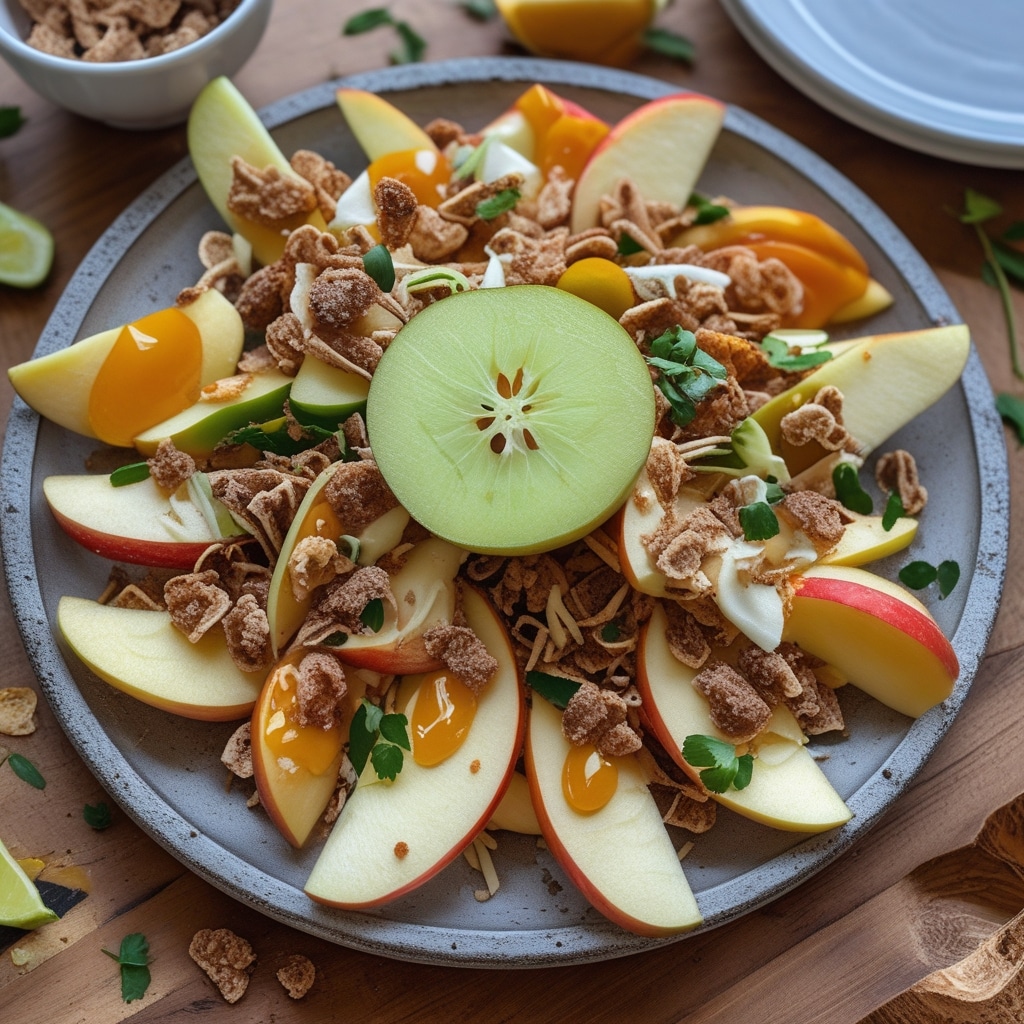 Healthy Apple Nachos | A Fun Snack for Kids