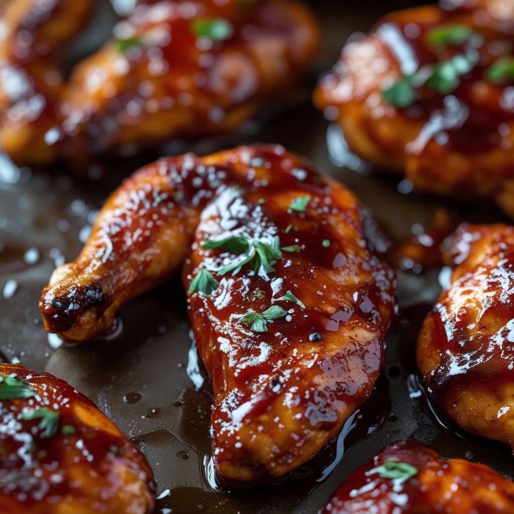 Sticky Spicy BBQ Chicken
