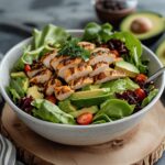 Grilled Chicken Avocado Salad Bowl