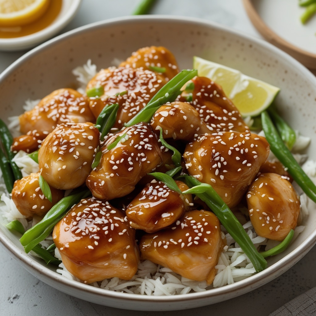 Easy 30-min. Honey Sesame Chicken 1 Easy 30-min. Honey Sesame Chicken